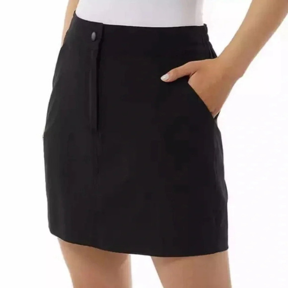 32 Degrees Cool Women's Tech Skort, Black Size Small - Picture 3 of 8
